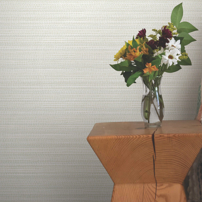 tick-mark-texture-premium-peel-stick-wallpaper-sandfog-york-wallcoverings-psw1450rl - York Wallcoverings Wallpaper