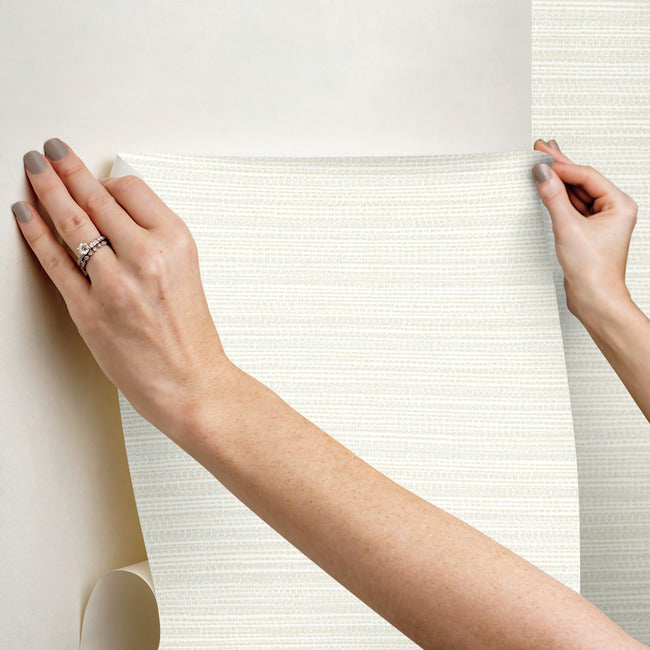 tick-mark-texture-premium-peel-stick-wallpaper-sandfog-york-wallcoverings-psw1450rl - York Wallcoverings Wallpaper