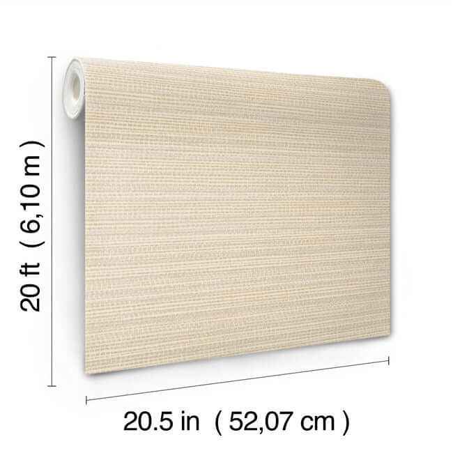 Tick Mark Texture Warm Wheat Peel & Stick Wallpaper - York Wallcoverings - PSW1449RL - York Wallcoverings Wallpaper