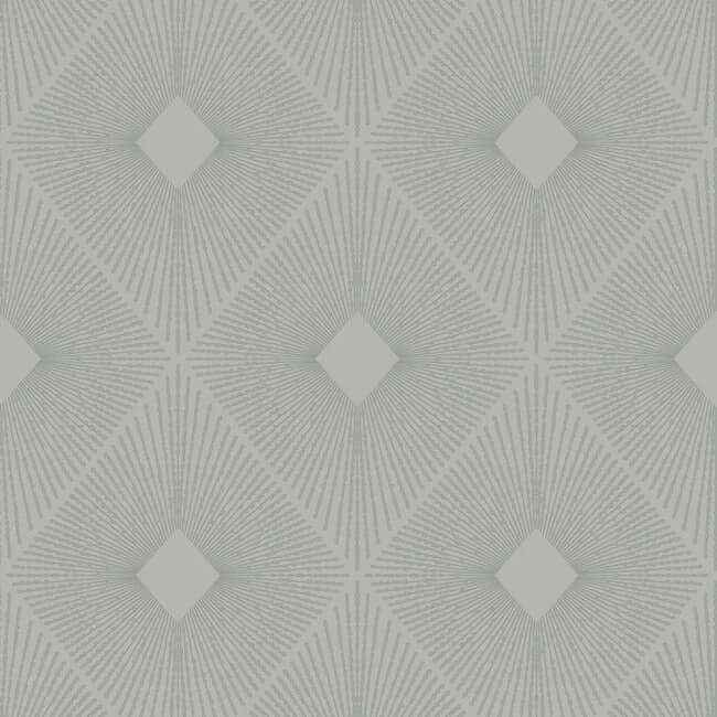 Harlowe Light Grey & Silver Wallpaper - York Wallcoverings - MD7132 - York Wallcoverings Wallpaper
