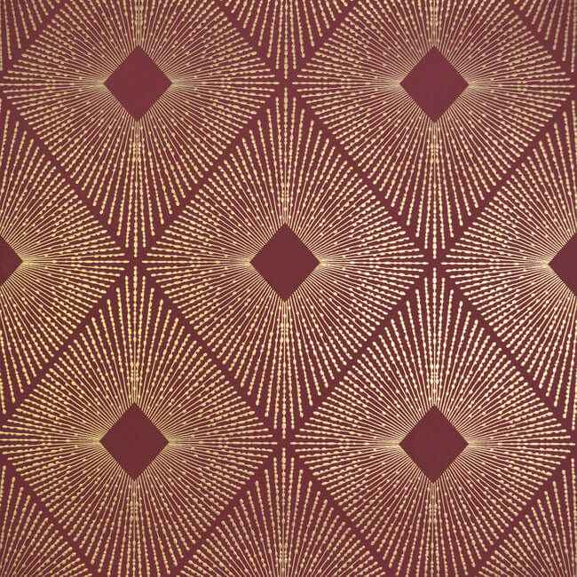 Harlowe Red & Gold Wallpaper - York Wallcoverings - NW3588