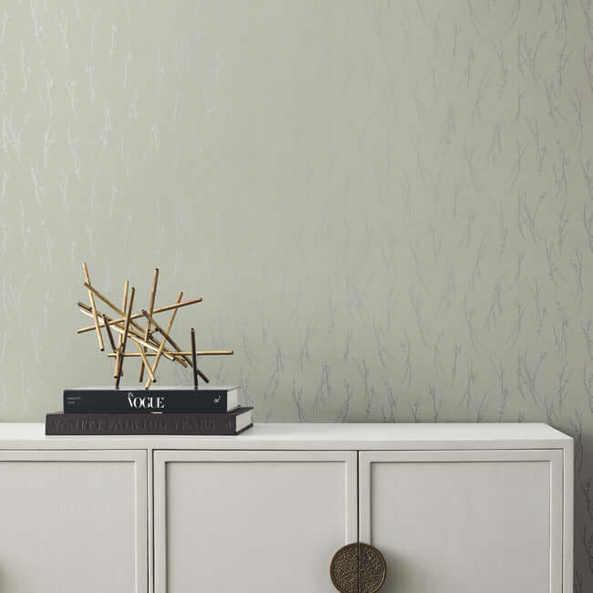 sprigs-eucalyptus-silver-wallpaper-york-wallcoverings-md7194 - York Wallpaper Wallpaper