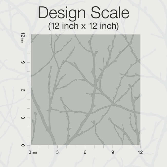trees-silhouette-smokey-blue-silver-wallpaper-york-wallcoverings-md7123 - York Wallpaper Wallpaper