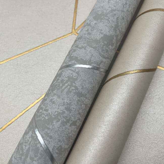 Nazca Almond & Gold Wallpaper - York Wallcoverings - NW3500 - York Wallcoverings Wallpaper