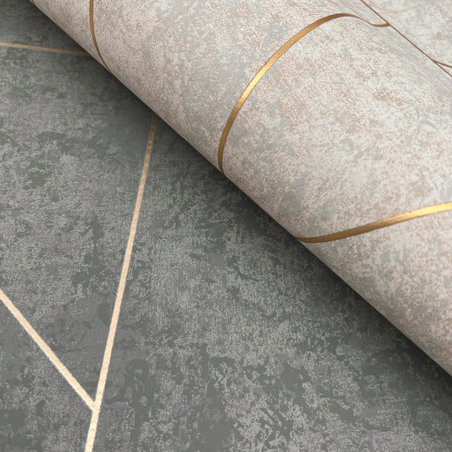 Nazca Neutral & Gold Wallpaper - York Wallcoverings - NW3504 - York Wallcoverings Wallpaper