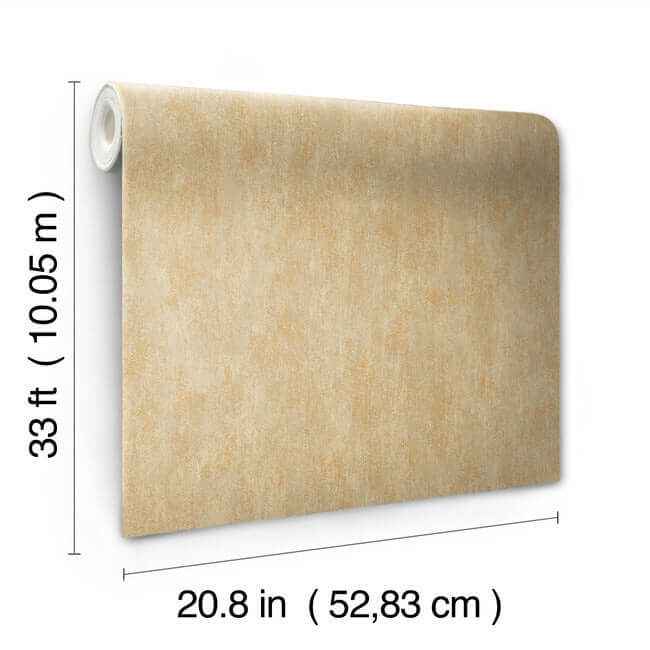 Shimmering Patina Gold on Taupe Wallpaper - York Wallcoverings - WP-1162 - York Wallcoverings Wallpaper