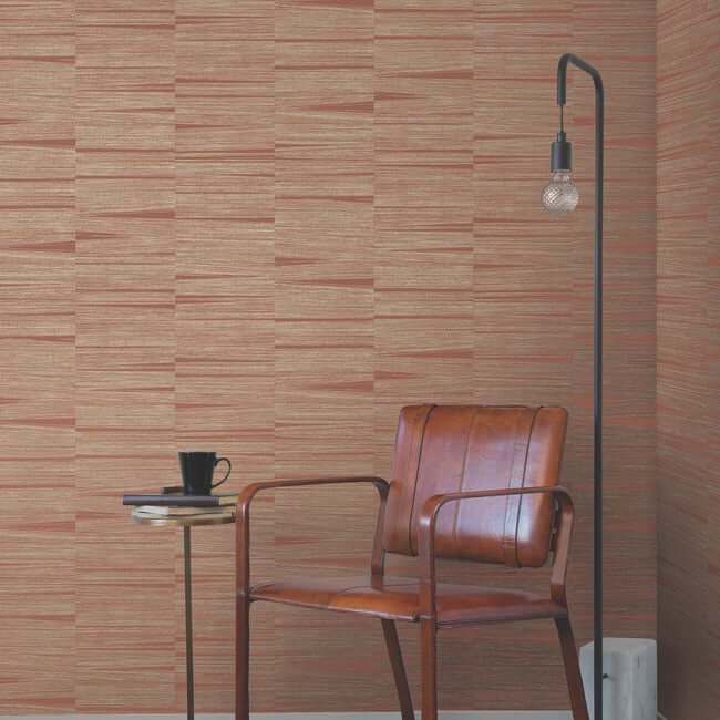 line-stripe-wallpaper-brick-york-wallcoverings-oi0662 - York Wallcoverings Wallpaper