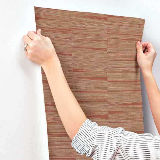 Line Stripe Brick Wallpaper - York Wallcoverings - OI0662 - York Wallcoverings Wallpaper