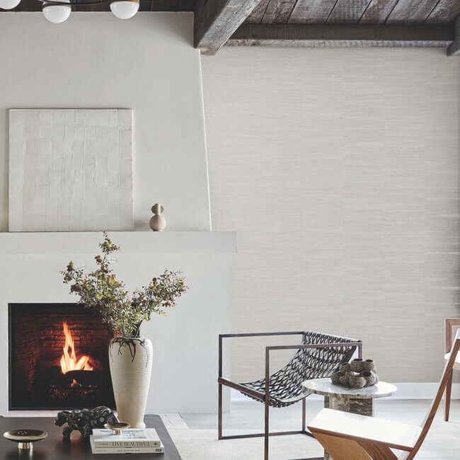 line-stripe-wallpaper-gray-york-wallcoverings-oi0664 - York Wallcoverings Wallpaper