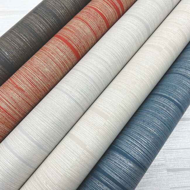 Line Stripe Grey Wallpaper - York Wallcoverings - OI0664 - York Wallcoverings Wallpaper