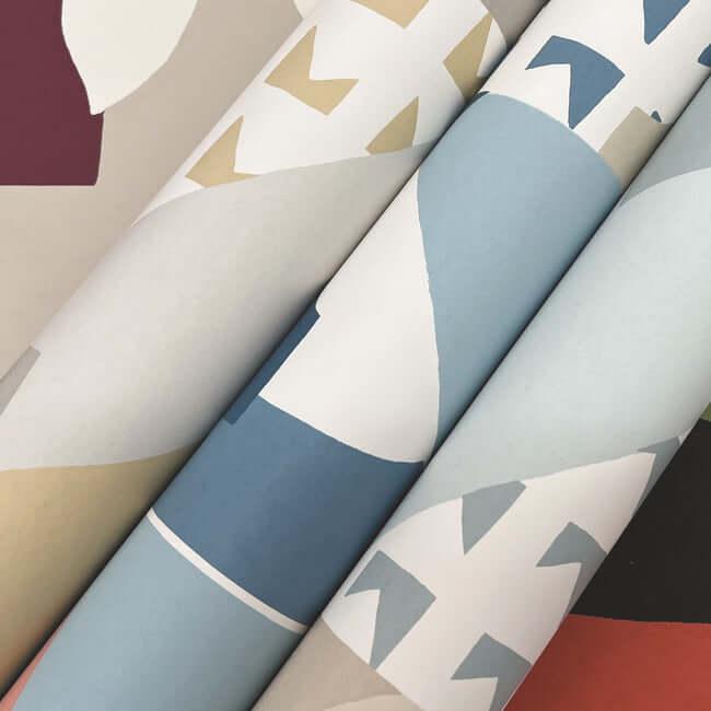 cut-outs-wallpaper-blue-multi-york-wallcoverings-oi0674 - York Wallcoverings Wallpaper