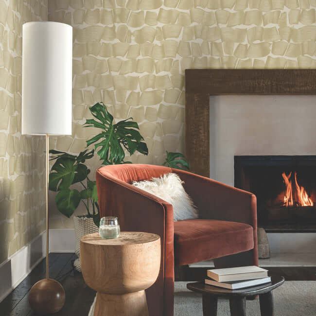 brushed-ink-wallpaper-golden-york-wallcoverings-oi0652 - York Wallcoverings Wallpaper