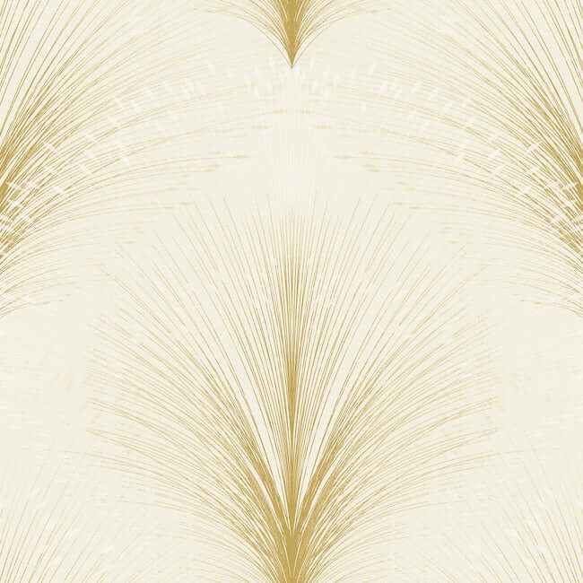 Papyrus Plume Ivory Wallpaper - York Wallcoverings - OI0683