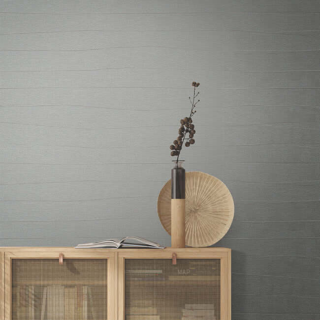 natural-grid-greyed-sky-wallpaper-york-wallcoverings-oi0693 - York Wallpaper Wallpaper