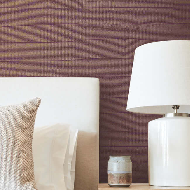 natural-grid-wallpaper-mulberry-york-wallcoverings-oi0691 - York Wallcoverings Wallpaper