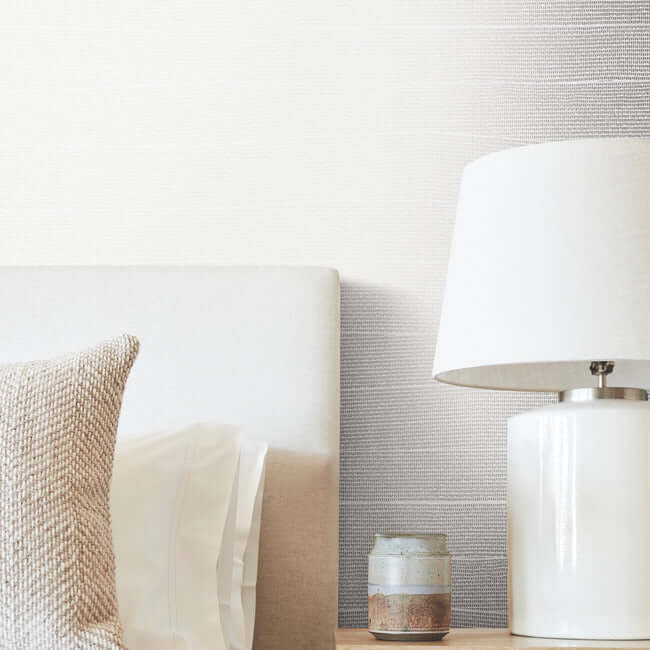 natural-grid-wallpaper-white-pearl-york-wallcoverings-oi0697 - York Wallcoverings Wallpaper