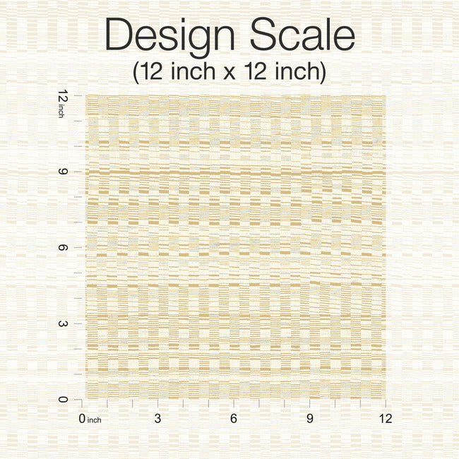 tapestry-stitch-wallpaper-mustard-york-wallcoverings-oi0621 - York Wallcoverings Wallpaper