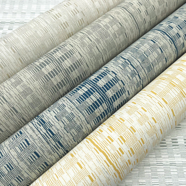 tapestry-stitch-wallpaper-mustard-york-wallcoverings-oi0621 - York Wallcoverings Wallpaper