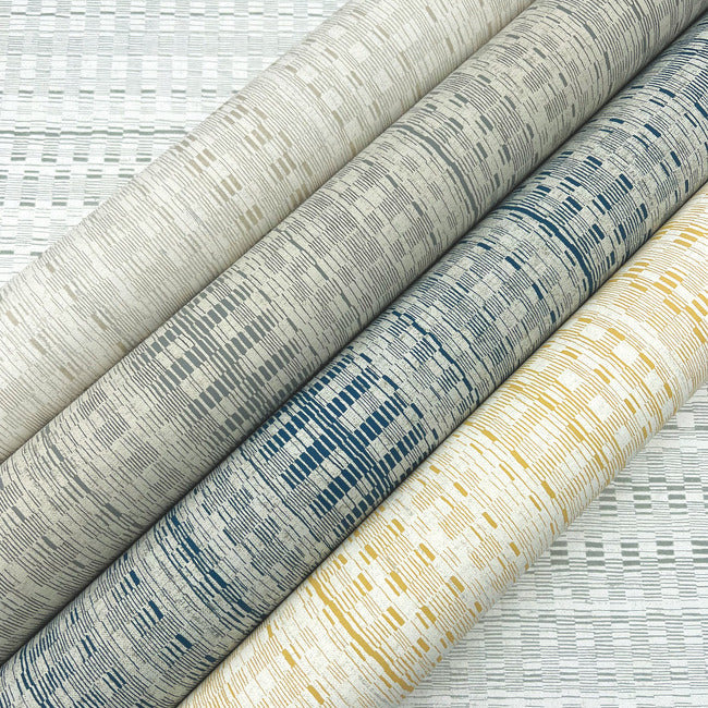 tapestry-stitch-wallpaper-mustard-york-wallcoverings-oi0621 - York Wallcoverings Wallpaper