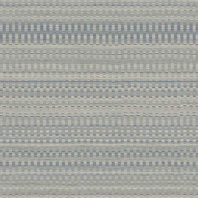 Tapestry Stitch Navy Wallpaper - York Wallcoverings - OI0625 - York Wallcoverings Wallpaper