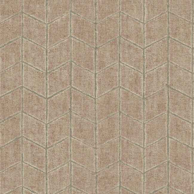 Flatiron Geometric Brick Wallpaper - York Wallcoverings - OI0646 - York Wallcoverings Wallpaper