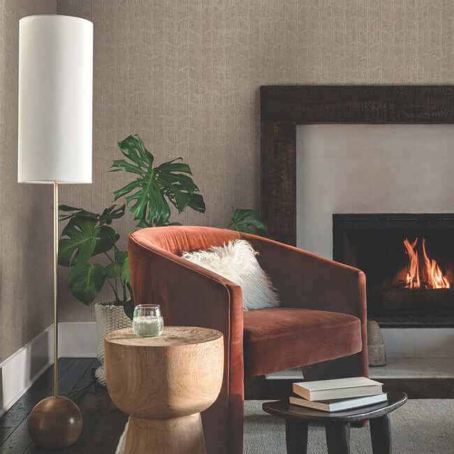 Flatiron Geometric Brick Wallpaper - York Wallcoverings - OI0646 - York Wallcoverings Wallpaper