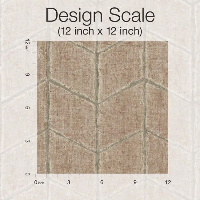 flatiron-geometric-wallpaper-brick-york-wallcoverings-oi0646 - York Wallcoverings Wallpaper