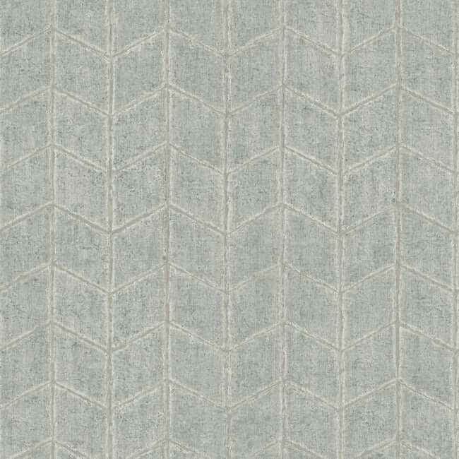 Flatiron Geometric Grey Sky Wallpaper - York Wallcoverings - OI0641