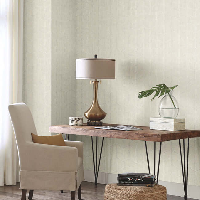flatiron-geometric-wallpaper-pearl-gray-york-wallcoverings-oi0644 - York Wallcoverings Wallpaper