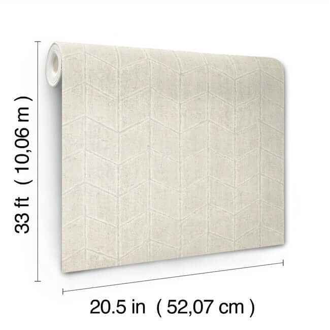 Flatiron Geometric Wallpaper Pearl Gray - York Wallcoverings - OI0644 - York Wallcoverings Wallpaper