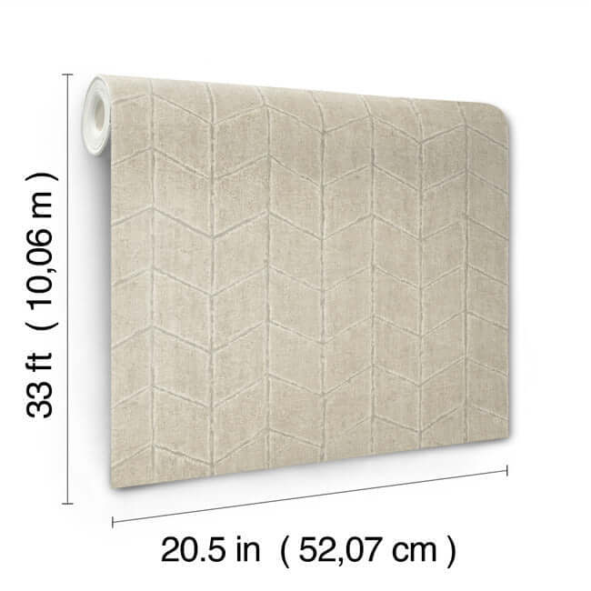 flatiron-geometric-taupe-wallpaper-york-wallcoverings-oi0643 - York Wallpaper Wallpaper
