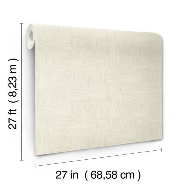 wicker-dot-beige-wallpaper-york-wallcoverings-oi0635 - York Wallpaper Wallpaper