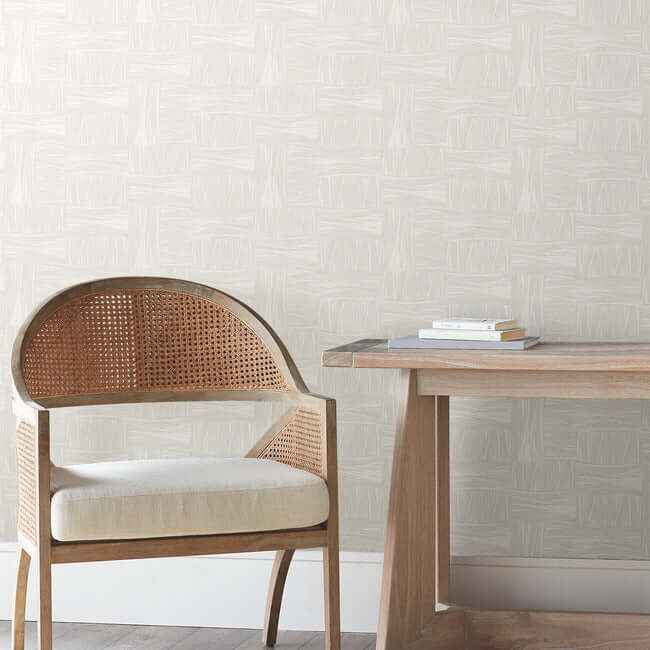 Wicker Dot Ivory Wallpaper - York Wallcoverings - OI0636 - York Wallcoverings Wallpaper