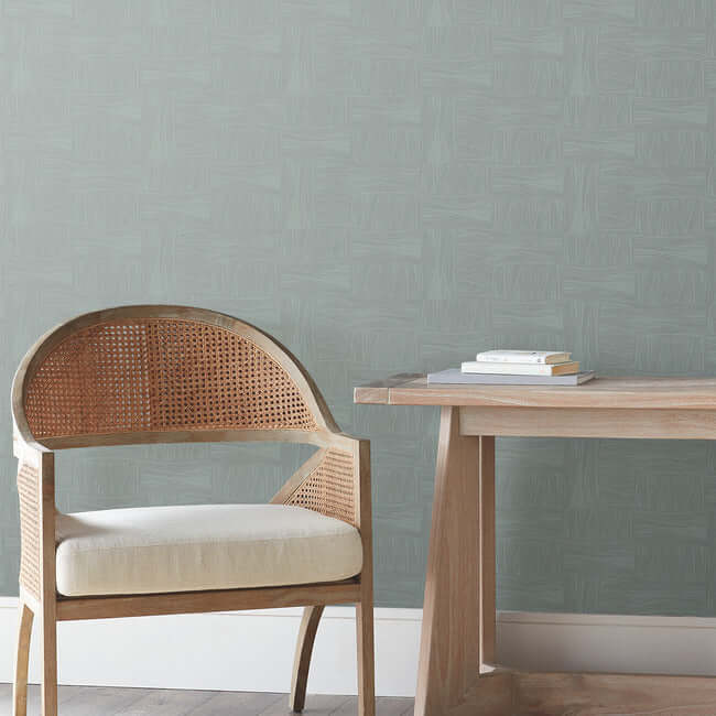 wicker-dot-wallpaper-slate-blue-york-wallcoverings-oi0634 - York Wallcoverings Wallpaper