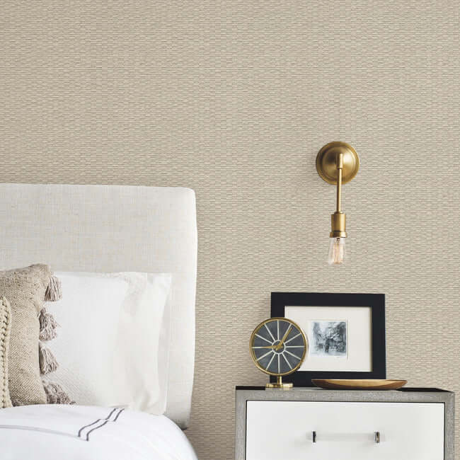 checkerboard-wallpaper-putty-york-wallcoverings-oi0723 - York Wallcoverings Wallpaper