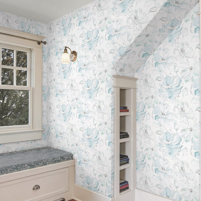 floral-dreams-peel-and-stick-wallpaper-teal-mineral-gree-york-wallcoverings-psw1531rl
