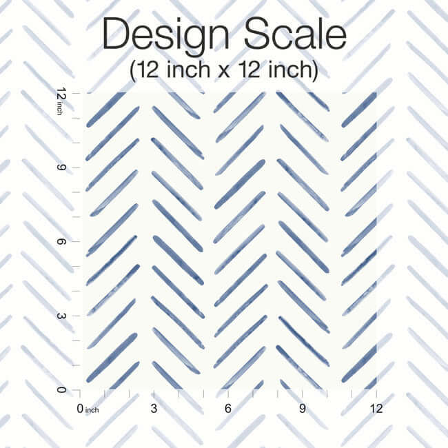 painted-herringbone-peel-and-stick-wallpaper-navy-york-wallcoverings-psw1526rl - York Wallcoverings Wallpaper