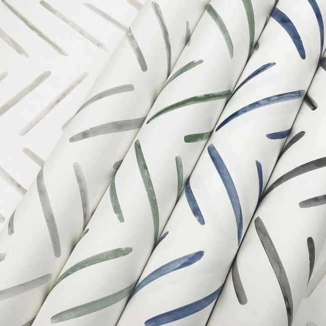 Painted Herringbone Sand Peel & Stick Wallpaper - York Wallcoverings - PSW1529RL - York Wallcoverings Wallpaper