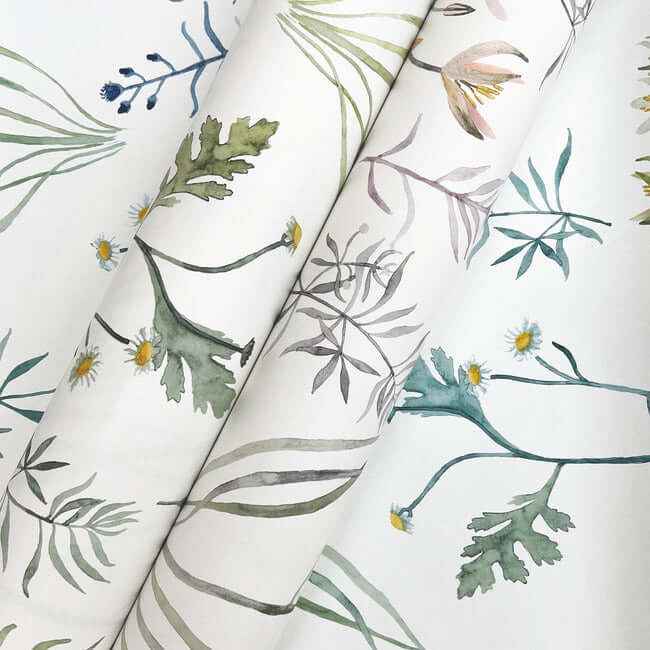 Alpine Botanical Lavender Peel & Stick Wallpaper - York Wallcoverings - PSW1521RL - York Wallcoverings Wallpaper