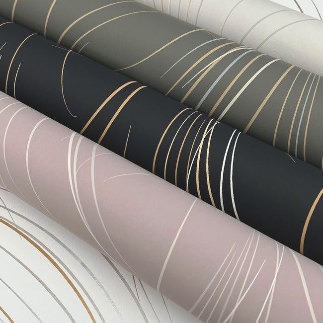 graceful-wisp-wallpaper-black-york-wallcoverings-ev3938 - York Wallcoverings Wallpaper