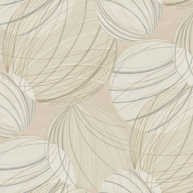 floating-lanterns-taupe-wallpaper-york-wallcoverings-ev3908 - York Wallpaper Wallpaper