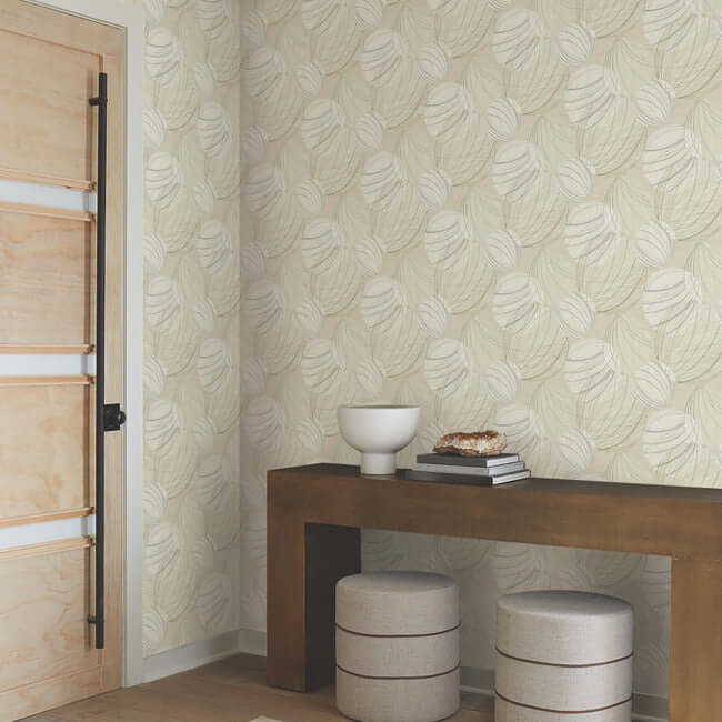 floating-lanterns-taupe-wallpaper-york-wallcoverings-ev3908 - York Wallpaper Wallpaper