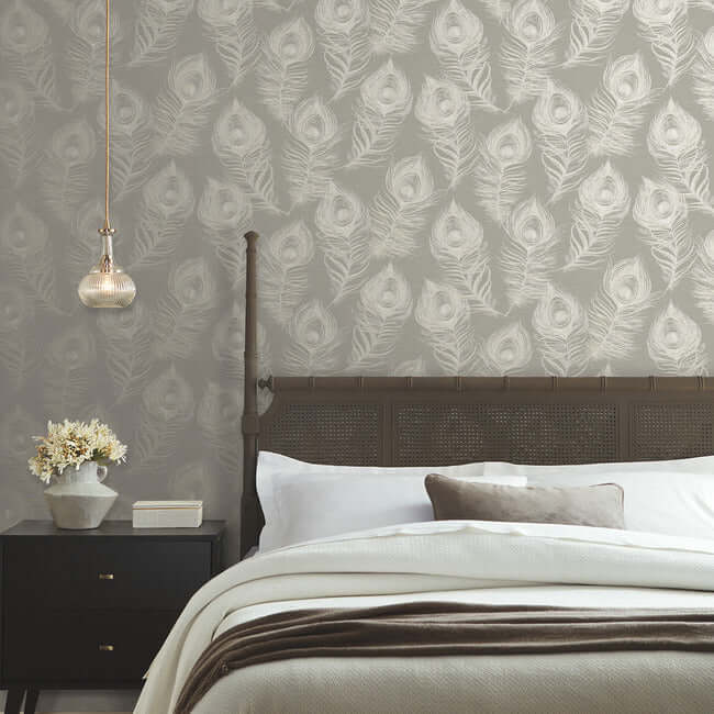 regal-peacock-mink-wallpaper-york-wallcoverings-ev3941 - York Wallpaper Wallpaper
