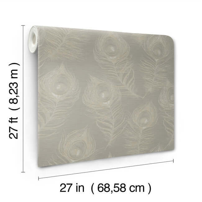 regal-peacock-mink-wallpaper-york-wallcoverings-ev3941 - York Wallpaper Wallpaper