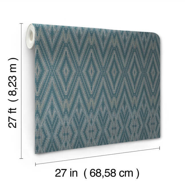diamond-marquise-tropicana-wallpaper-york-wallcoverings-ev3915 - York Wallcoverings Wallpaper