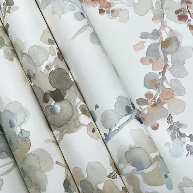 blossom-fling-blonde-wallpaper-york-wallcoverings-ev3973 - York Wallcoverings Wallpaper