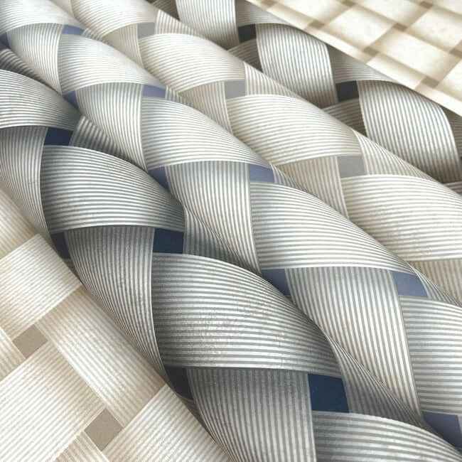 Bayside Basket Weave Neutral Wallpaper - York Wallcoverings - EV3967 - York Wallcoverings Wallpaper