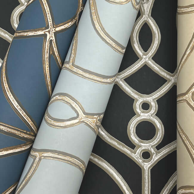 divine-trellis-taupe-wallpaper-york-wallcoverings-ev3947 - York Wallcoverings Wallpaper