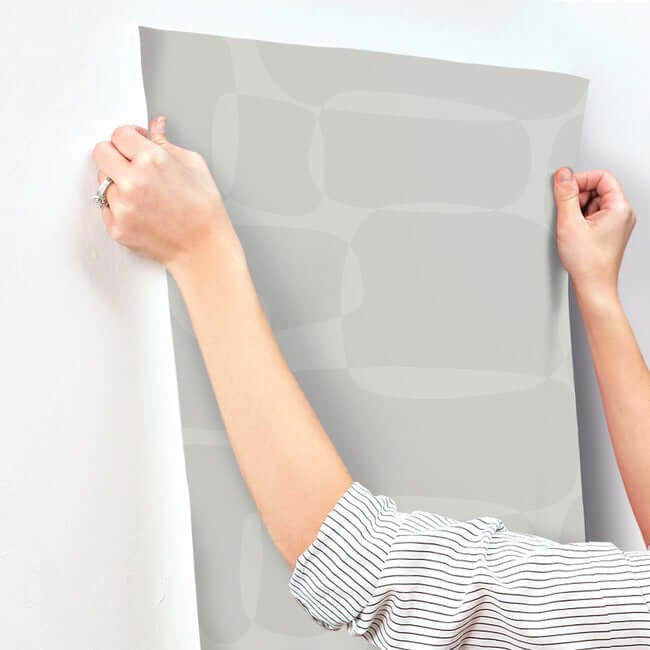 block-grey-wallpaper-york-wallcoverings-ag2074 - York Wallcoverings Wallpaper