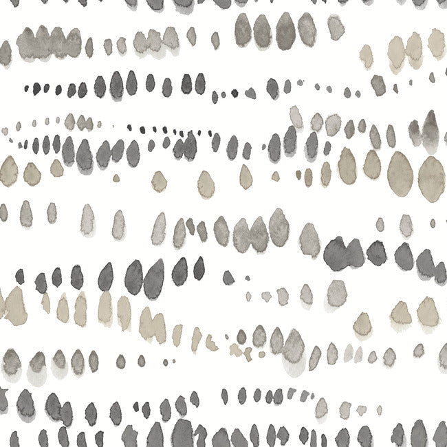 lisa-audit-dewdrops-wallpaper-black-taupe-york-wallcoverings-ag2046